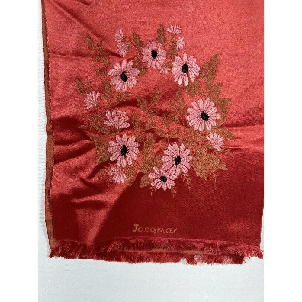 Vintage Tapestry Table‎ Runner Jacqmar Embroidered Decor Cottagecore